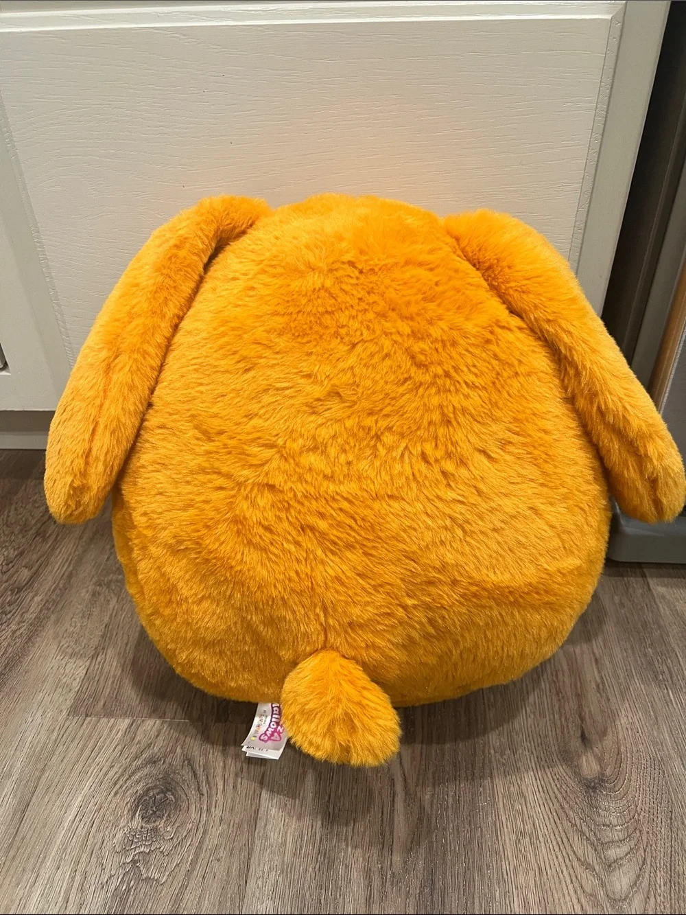 Squishmallows Orange Bunny Plush with Floral Belly